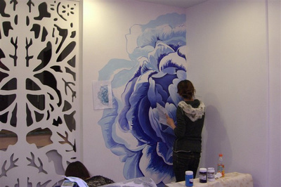 寫意中式風情 12款高檔中式手繪墻壁畫賞析